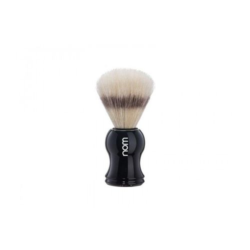 Nom Gustav41bl Blaireau « Gustav », Soie Naturelle, Monture Plastique Noir 