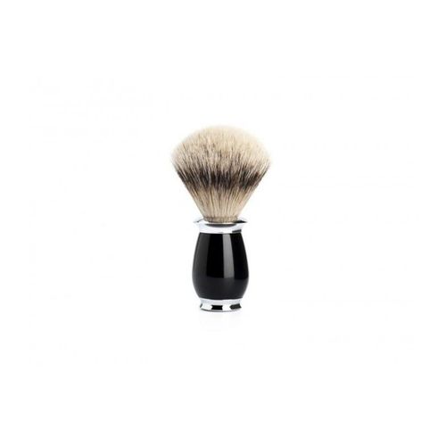 Mühle 091k56 Blaireau 0 Cm Pur Argenté (Silvertip Badger Monture Résine Noir 