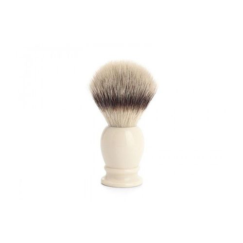 Mühle 33k257 Blaireau 0 Cm Fibre Synthétique Argentée (Silvertip Fibre®) Monture Résine Ivoire. 