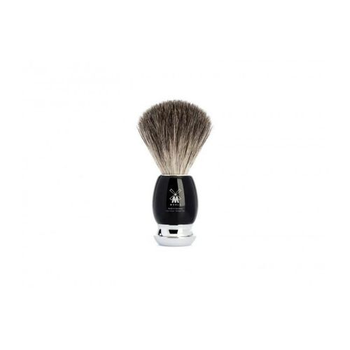 Mühle 81m336 Blaireau 0 Cm Pur Noir (Pure Badger)  Monture Résine Noir. 