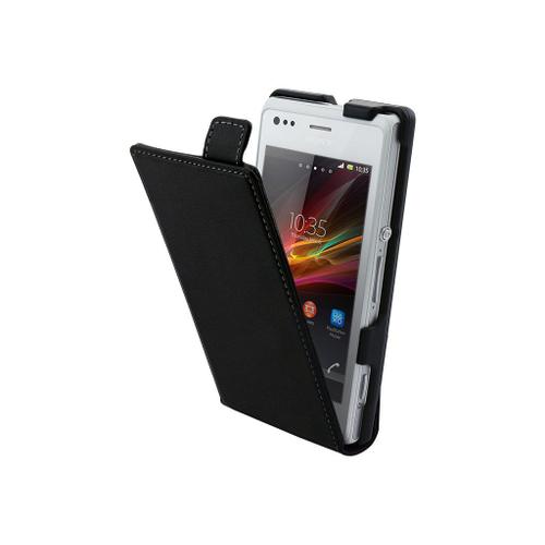 Muvit Slim - Coque De Protection Pour Téléphone Portable - Noir - Pour Sony Xperia M