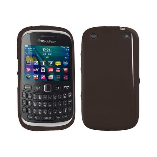 Muvit Minigel - Coque De Protection Pour Téléphone Portable - Noir - Pour Blackberry Curve 9320