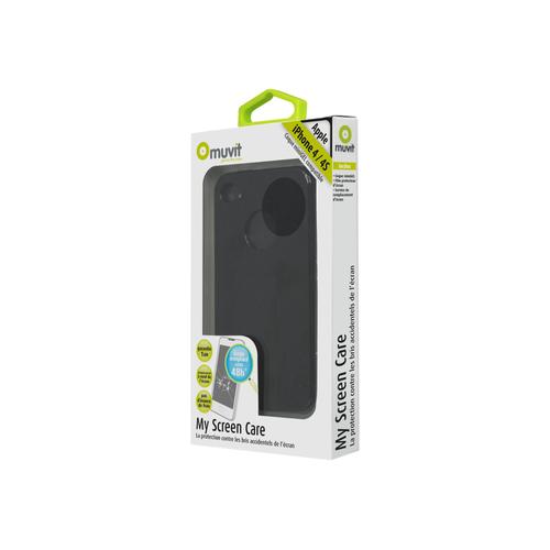 Muvit Minigel Glossy - Coque De Protection Pour Téléphone Portable - Noir