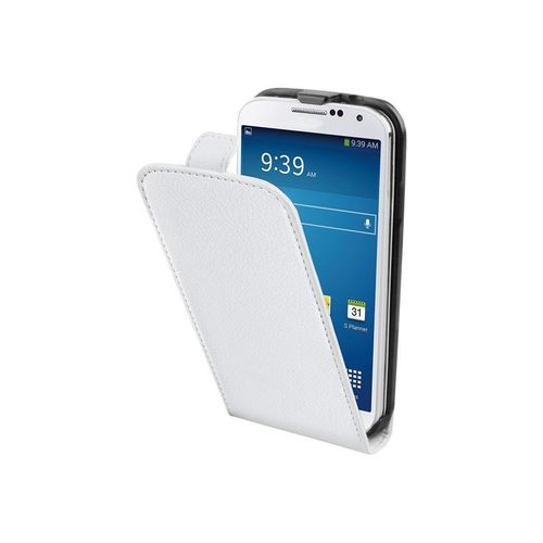 Muvit Slim - Étui À Rabat Pour Téléphone Portable - Polyuréthane, Polycarbonate - Blanc - Pour Samsung Galaxy S5 Mini