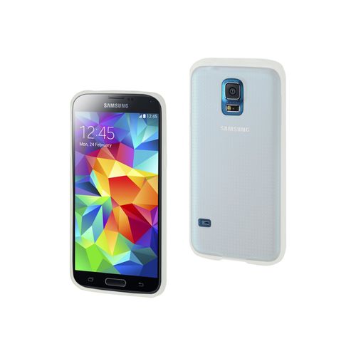 Muvit Customline Minigel - Coque De Protection Pour Téléphone Portable - Polyuréthanne Thermoplastique (Tpu) - Transparent - Pour Samsung Galaxy S5 Mini