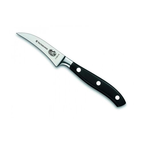 Victorinox 7.7303.08g Couteau Bec D'oiseau Forgé « Grand Maître », Lame Courbe 8 Cm, Manche En Polyoxyméthylène
