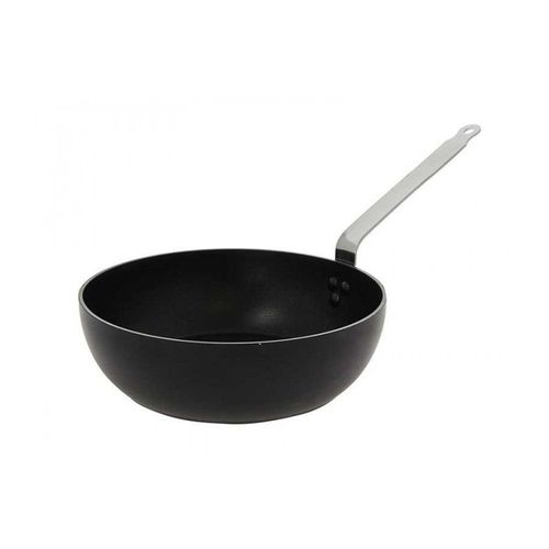 De Buyer 8768.24 Sauteuse Lame Manche Cm Aluminium Forgé Noir