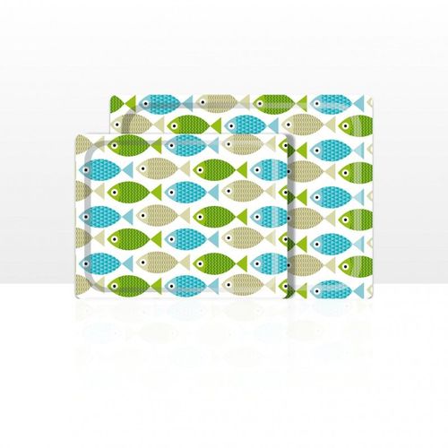 Don Hierro - Plateau De Service, Lot De 2 (42 X 29 Et 48 X 37 Cm), Aptes Pour Le Lave-Vaisselle.-67