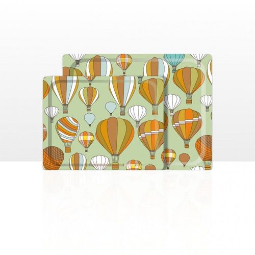 Don Hierro - Plateau De Service, Lot De 2 (42 X 29 Et 48 X 37 Cm), Aptes Pour Le Lave-Vaisselle.-27
