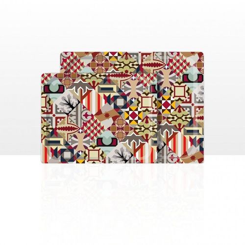 Don Hierro - Plateau De Service, Lot De 2 (42 X 29 Et 48 X 37 Cm), Aptes Pour Le Lave-Vaisselle.-35