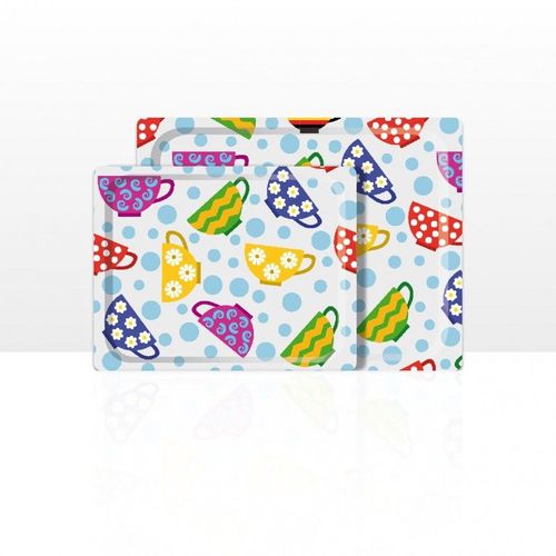 Don Hierro - Plateau De Service, Lot De 2 (42 X 29 Et 48 X 37 Cm), Aptes Pour Le Lave-Vaisselle.-47