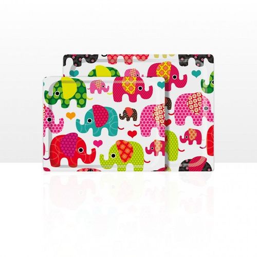 Don Hierro - Plateau De Service, Lot De 2 (42 X 29 Et 48 X 37 Cm), Aptes Pour Le Lave-Vaisselle.-50