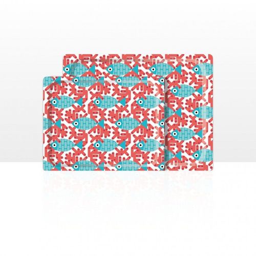 Don Hierro - Plateau De Service, Lot De 2 (42 X 29 Et 48 X 37 Cm), Aptes Pour Le Lave-Vaisselle.-66