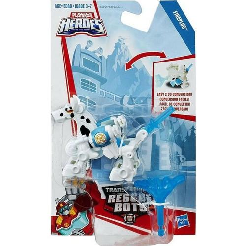 Transformers Rescue Bots-Fireplug-Playskool Heroes-Hasbro.2 En 1. A Partir De 3 Ans.Conversion Facile.