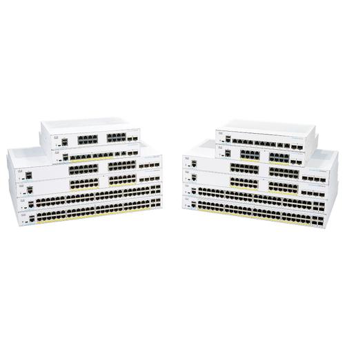 Cisco Business 250 Series CBS250-48PP-4G - Commutateur - C3 - intelligent - 48 x 10/100/1000 (PoE+) + 4 x Gigabit SFP - Montable sur rack - PoE+ (195 W)