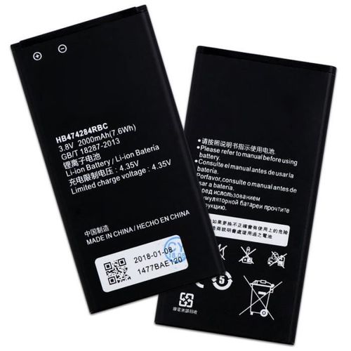 2000mah Batterie Haute Capacité Hb474284rbc Pour Huawei Y5 Y550 Y560 Y625 Y635 G521 G620 Batterie De Téléphone Portable Batteries