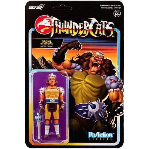 Super7 - Thundercats Reaction Wave 2 - Grune The Destroyer [] Action Figure,