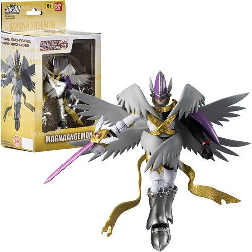 Bandai America - Digimon Shodo Magnaangemon 3.5" Figure [Collectables] Action Figure, Collectible