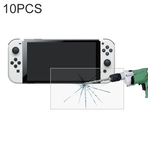 Pour Nintendo Switch Oled 10 Pcs 0.26mm 9h 2.5d Film De Verre Tremp?