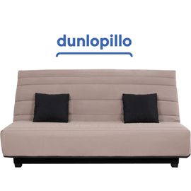 Canapé Lit Ub D'sign Caly Cc 130 Mousse 28 Kg Couette Taupe
