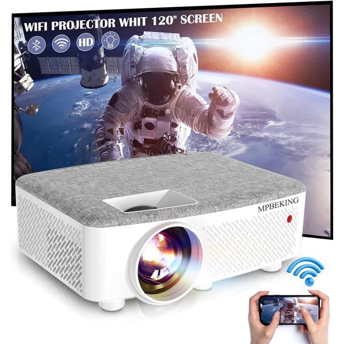 Videoprojecteur, Videoprojecteur WiFi Bluetooth, Videoprojecteur Po...