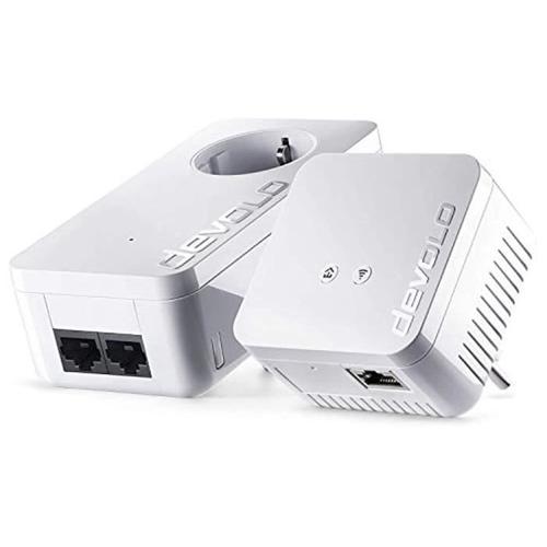 Devolo dLAN 550 WiFi Adaptateur Powerlan (500 Mbit/s, complément, 1 x port LAN, Power Line WiFi, répéteur WiFi, amplificateur, range