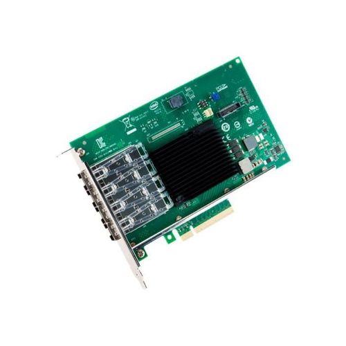 INTEL Carte Ethernet 10Go pour Server PCI Express 3.0 x8 - 4 Ports - Fibre optique, Twinaxial - En vrac