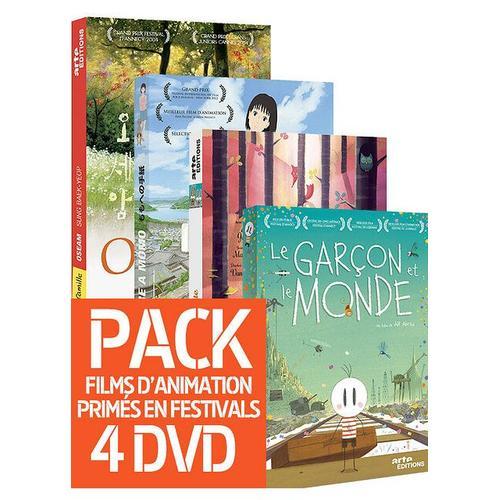 Pack Films D'animation Jeunesse Primés - 4 Dvd - Pack