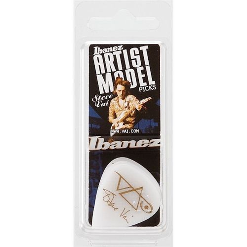 Ibanez B1000svrwh - 6 Médiators Steve Vai Blanc - 1mm