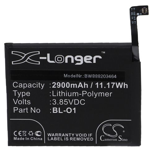 Vhbw Batterie Compatible Avec Lg K20 (2019), K8 Plus, K8+, Lmx120bmw, X120 Nova, X120emw, X120hm Téléphone Portable (2900mah, 3,85v, Li-Polymère)