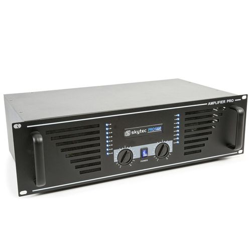 Amplificateur sono PRO Skytec SKY-1000B, 2 x 500 Watts, pour Sonorisation DJ