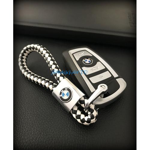 Porte-clés en Cuir Compatible pour BMW Serie 1 2 3 5 6 M Performance M3 M4 M5 M6