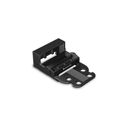 Adaptateur De Fixation - Pour Bornes À 5 Conducteurs - Série 221 - 4 Mm² - Avec Pied De Fixation À Encliqueter - Pour Montage Ve