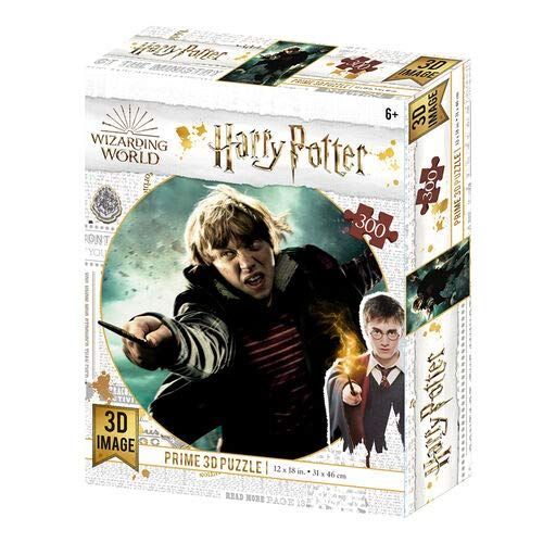 Harry Potter - Puzzle Lenticulaire Ron Weasley Au Combat 300 Pcs 46x3