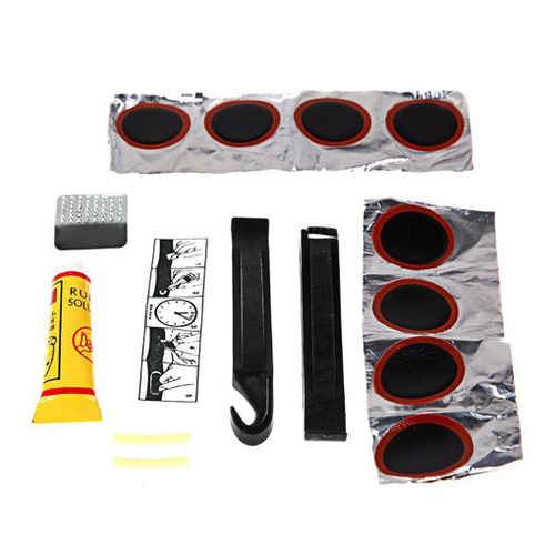 Kit De Réparation De Pneus De Bicyclette, Kit De Patch De Chambre À Air De Bicyclette, Outils De Réparation De Pneus De Vélo De Montagne, Ensemble De Réparation De Roues De Bicyclette Portable