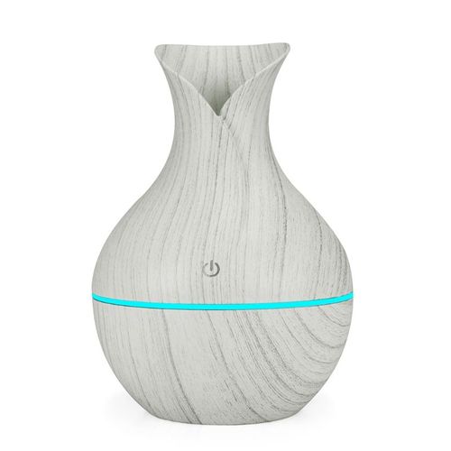 Humidificateur d'air intelligent en Grain de bois coloré, brumisateur USB Ultra-silencieux, diffuseur d'arôme reconstituant la beauté