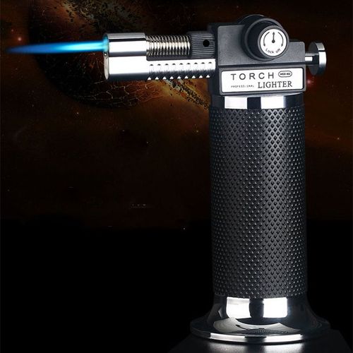Briquet à gaz coupe-vent BBQ cuisine, torche haute capacité, Turbine, pistolet de pulvérisation, bijoux de soudage en métal, cadeaux pour hommes