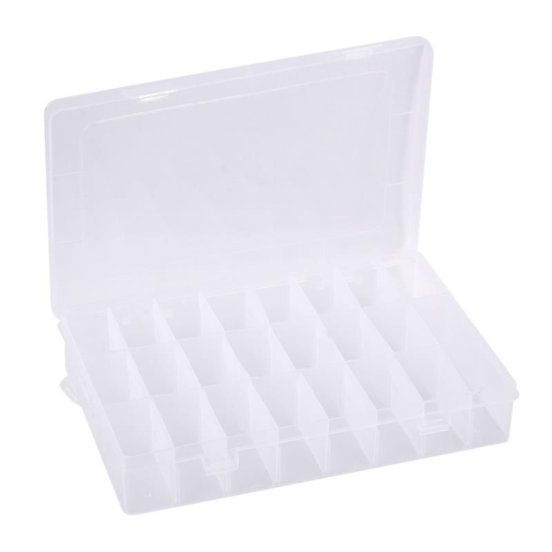 En Plastique Transparent Broderie Fil Boîte De Rangement Fil Bobines Perles Organisateur De Stockage Bricolage Point De Croix Outils De Couture