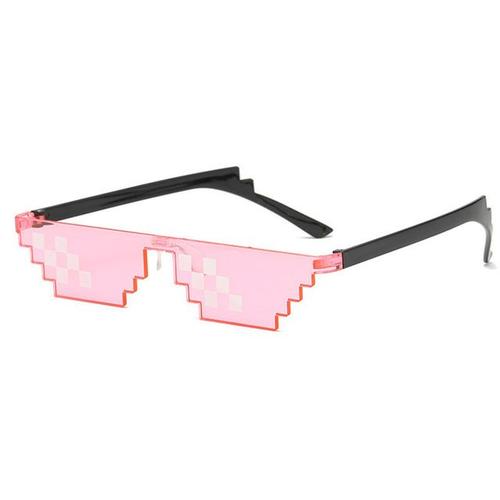 Lunettes De Soleil Uv400 Pixelisées ""Vie De Voyou"" Pour Homme Et Femme,Vintage, Mosaïque, Unisexe, Jouet Cadeau, Fêtes, 8 Bits