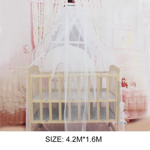Moustiquaire Portable Pour Lit De Bébé, Taille Ronde, Rideau De Dôme Suspendu En Maille, Pour L'été