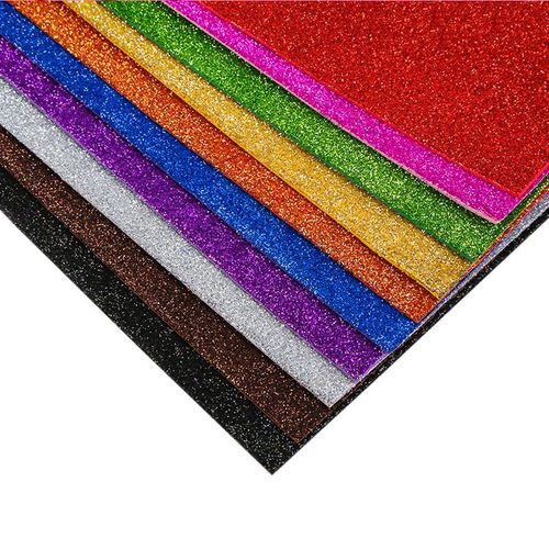 Feuilles De Papier Mousse A4 Pour Enfants, 10 Pièces, Papier Mousse Blanc, Artisanat À Paillettes