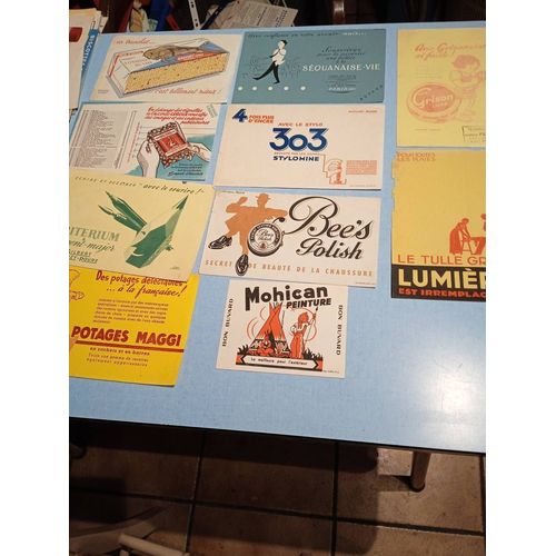 Lot De 10 Buvards