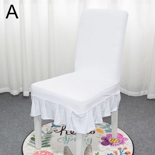 Housse De Chaise Élastique, Couleur Unie, Style Minimaliste Moderne, Paquet De Tabouret Carré, Housse De Chaise Adaptée À L'hôtel
