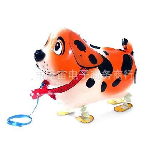 Ballon À Hélium En Aluminium, 1 Pièce, Mignon, Animal De Dessin Animé, Chien Marchant, Décorations De Fête Prénatale, Anniversaire, Mariage, Super Cadeau Pour Enfants