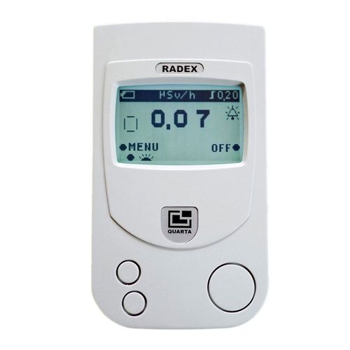 RADEX RD1503+ - Détecteur de radioactivité (compteur Geiger, dosimètre de poche Haute précision 0.05 à 9.99 µSv/h) Rayonnement Beta, Gamma et X
