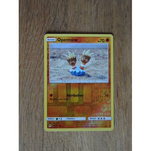 Carte Pokémon Opermine Brillante 70 Pv 66/131 Serie Lumiere Interdite