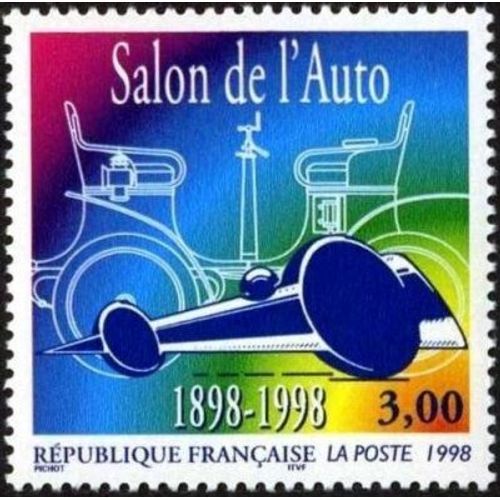France 1998, Très Beau Timbre Neuf** Luxe Yvert 3186, Salon De L'auto À Paris.