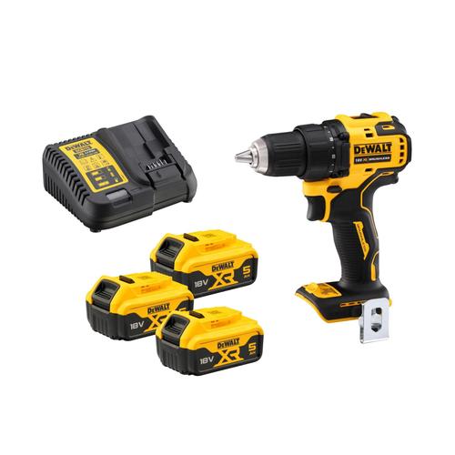 DeWALT Perceuse-visseuse sans fil 18V/3x5Ah - DCD708P3T-QW