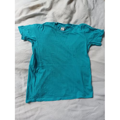 Tee Shirt Decathlon Turquoise 12 Ans