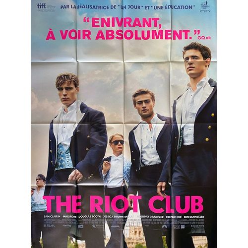 The Riot Club - Véritable Affiche De Cinéma Pliée - Format 120x160 Cm - De Lone Scherfig Avec Sam Claflin, Max Irons, Douglas Booth, Sam Reid, Ben Schnetzer, Jack Farthing, Matthew Beard - 2014